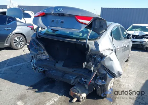 2012 Hyundai Elantra Limited (Ulsan Plant) z USA, uszkodzony, nr VIN KMHDH4AEXCU493206